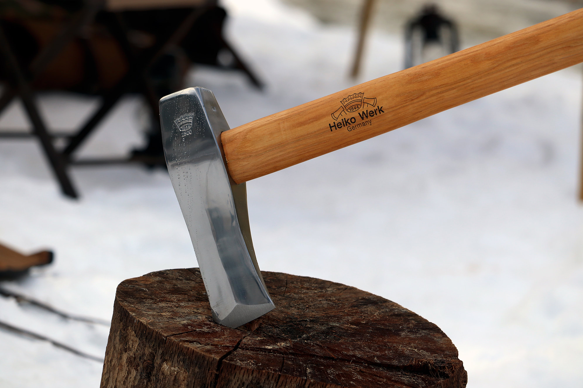 3 X Professional Splitting Slit Hatchet Hand Axe Hatchet Until 1 KG Splitting Hammer Wood Handle 
