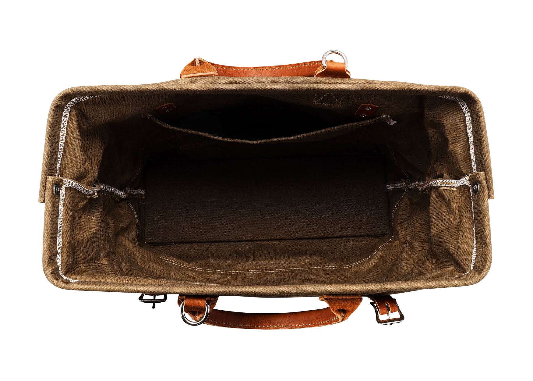 Tassen & portemonnees Bagage & Reizen Weekendtassen Leather Waxed Canvas Mason Tool & Travel Bag 14" Opening 