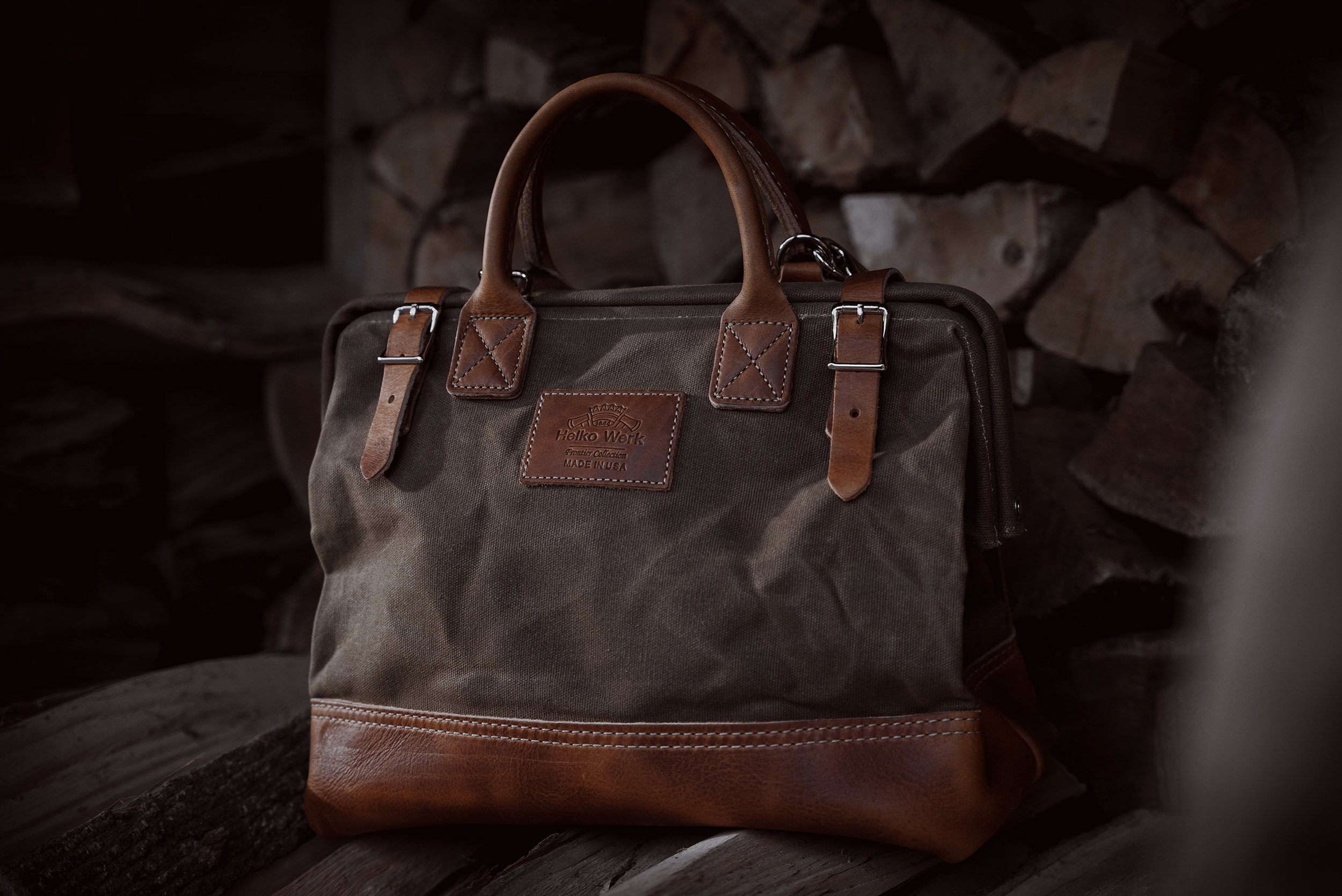 Leather Flight Bag - Made in USA